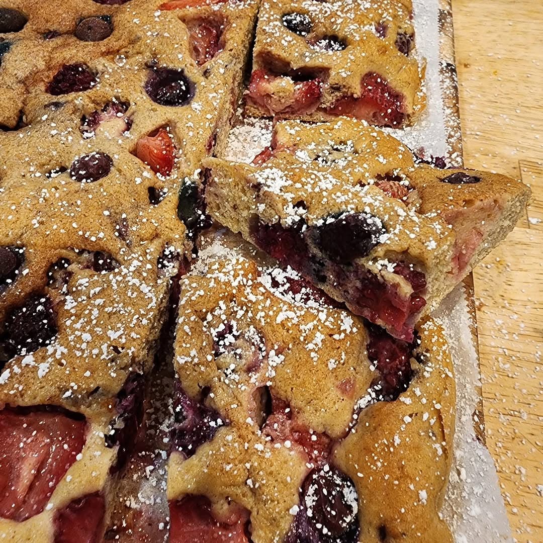 Fresh-baked scones from the farm-inspired breakfast spread